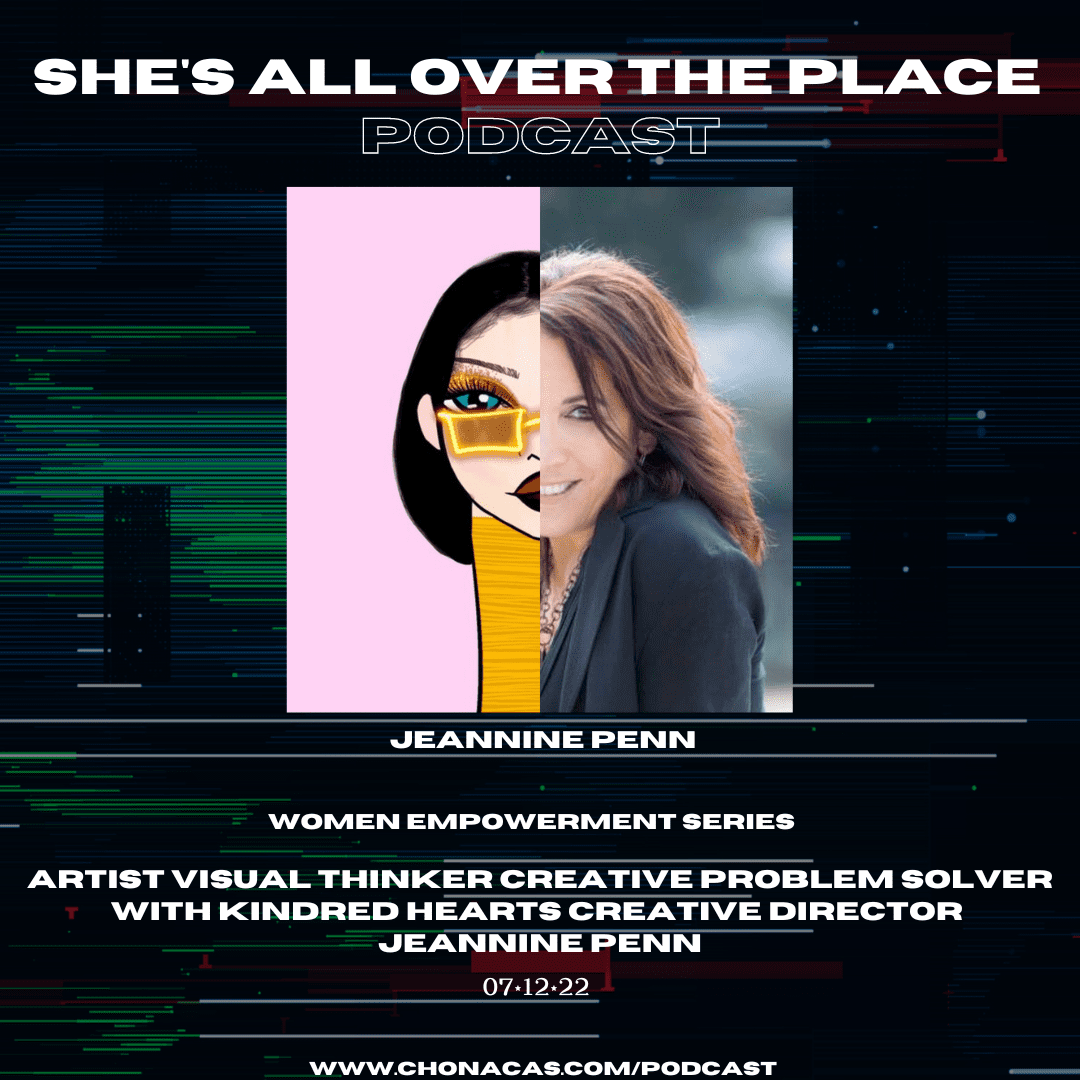 Artist Visual Thinker Creative Problem Solver with Kindred Hearts Creative Director Jeannine Penn